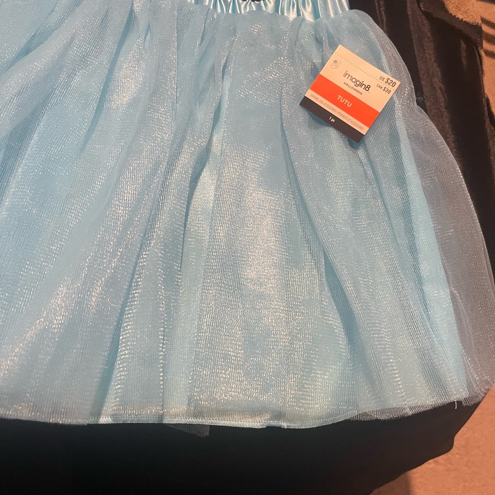NWT imagin8 One Size Blue Tutu Girls Size Waist 28” Unstretched. Length 13.5 - Picture 3 of 8